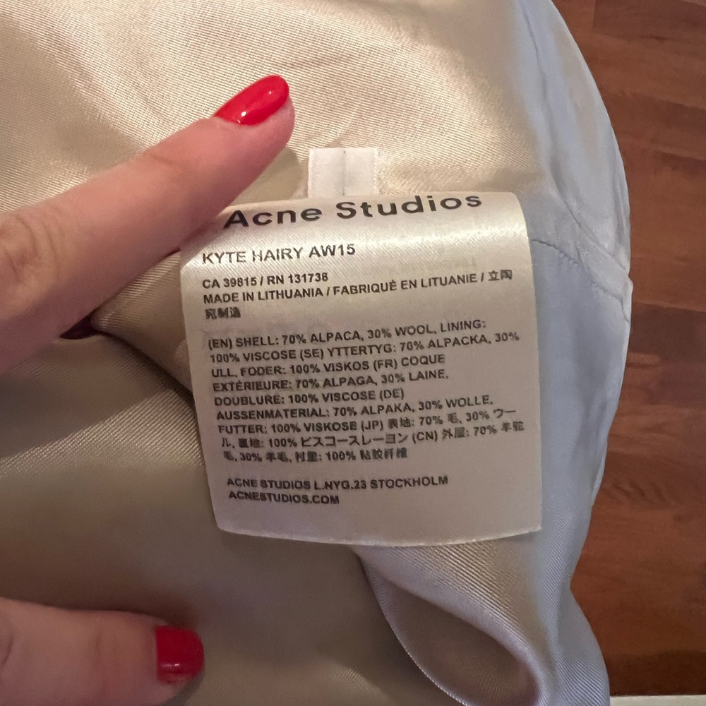 Acne Nude Pink Alpaca Skirt View 3
